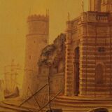 Salvador Dali: Dali's Hand Removing a Golden Fleece - Signed Lithograph