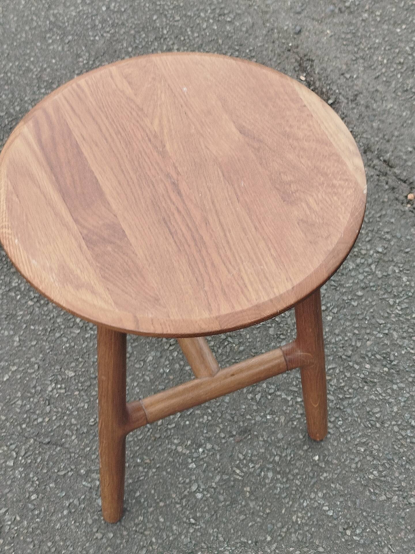 Set of 3 stools scandinavian side tables sancal nudo