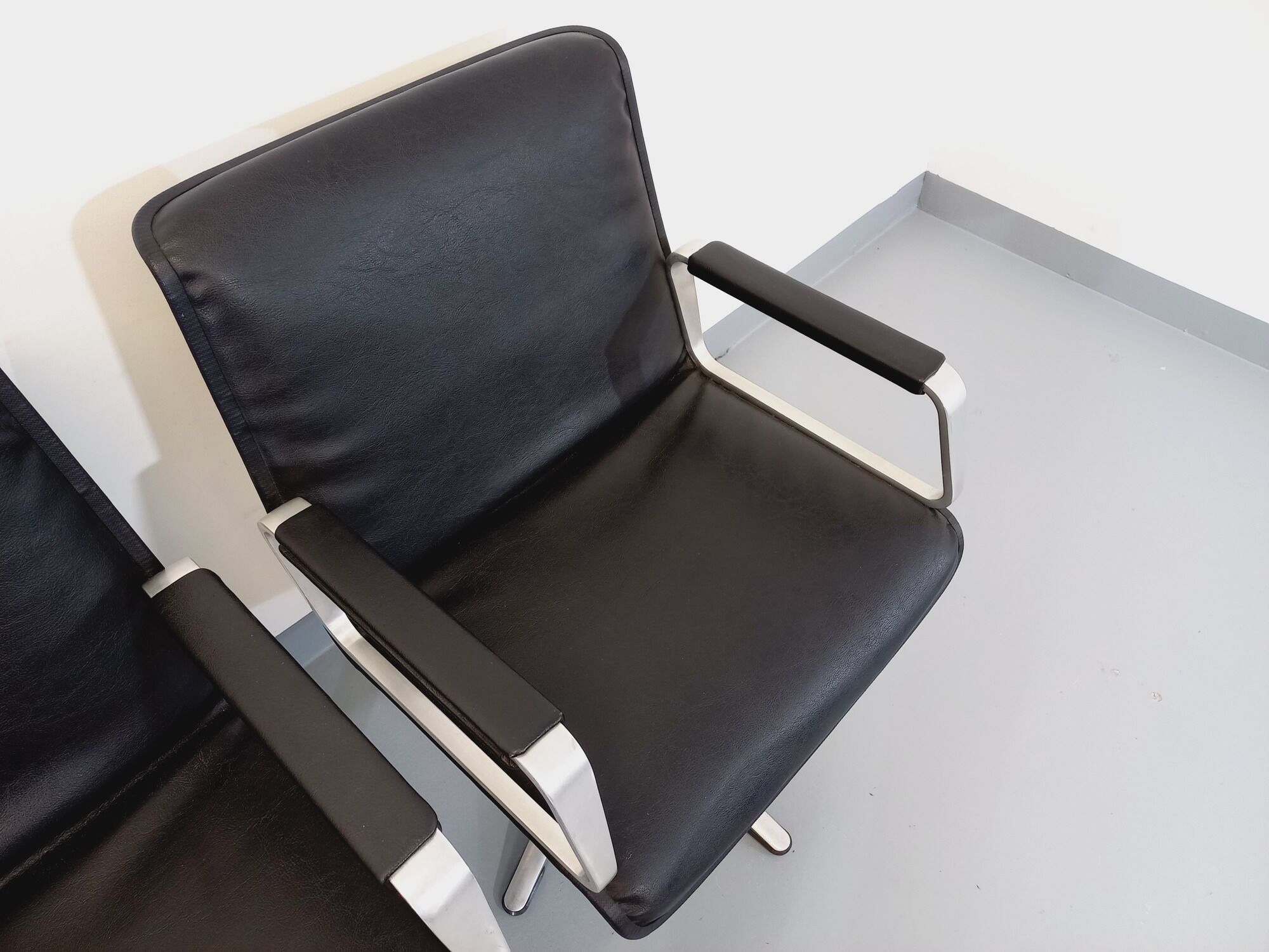 Pair of vintage office armchairs from the 60s and 70s by Wilkhahn