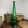 Large glass carafe from Empoli, Italy, 1960s.