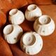 5 old porcelain bowls