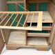 Parisian Art Deco wardrobe, renovated with raw wood.