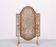 Embossed leather fire place screen 1950s italy