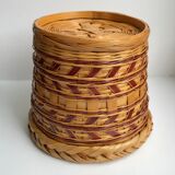 Rattan pot cover 70s
