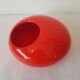 Red ceramic empty-pocket cut 1960s 1970s