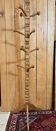Oak parrot coat rack