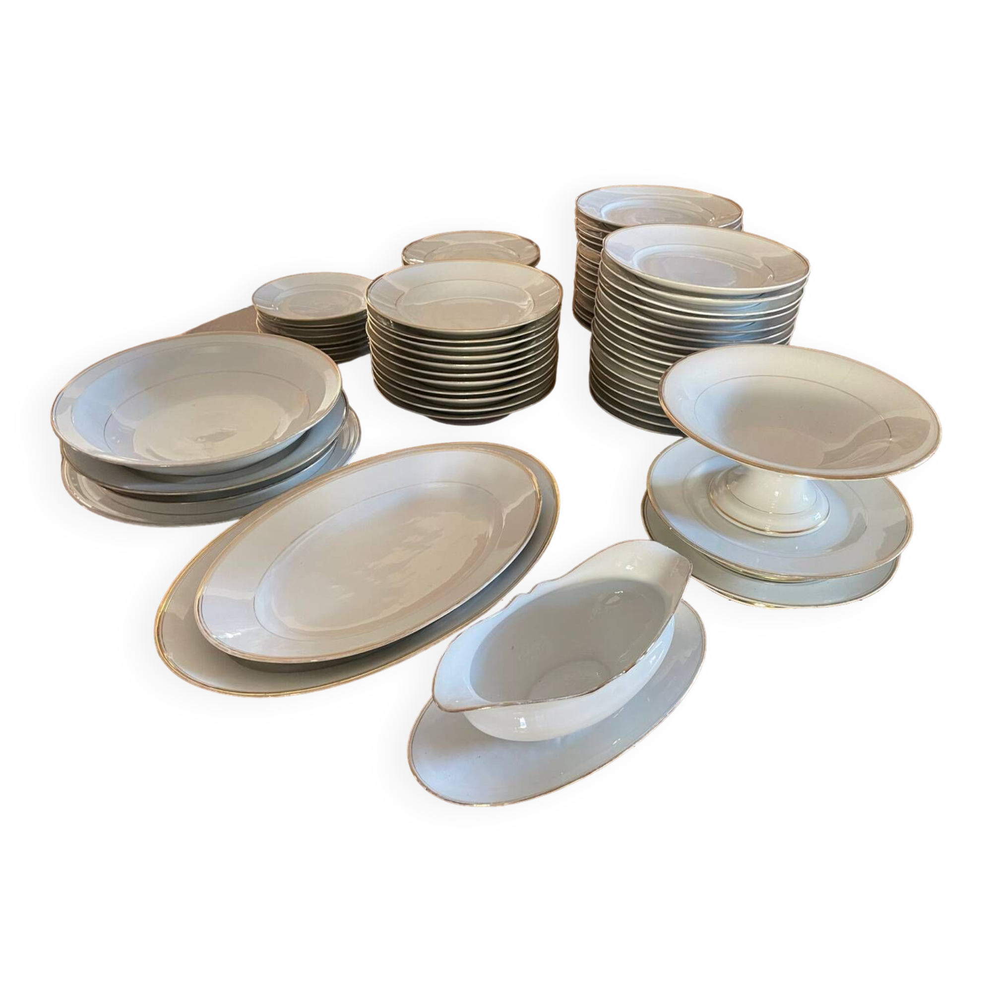 Humblot Paris porcelain table service