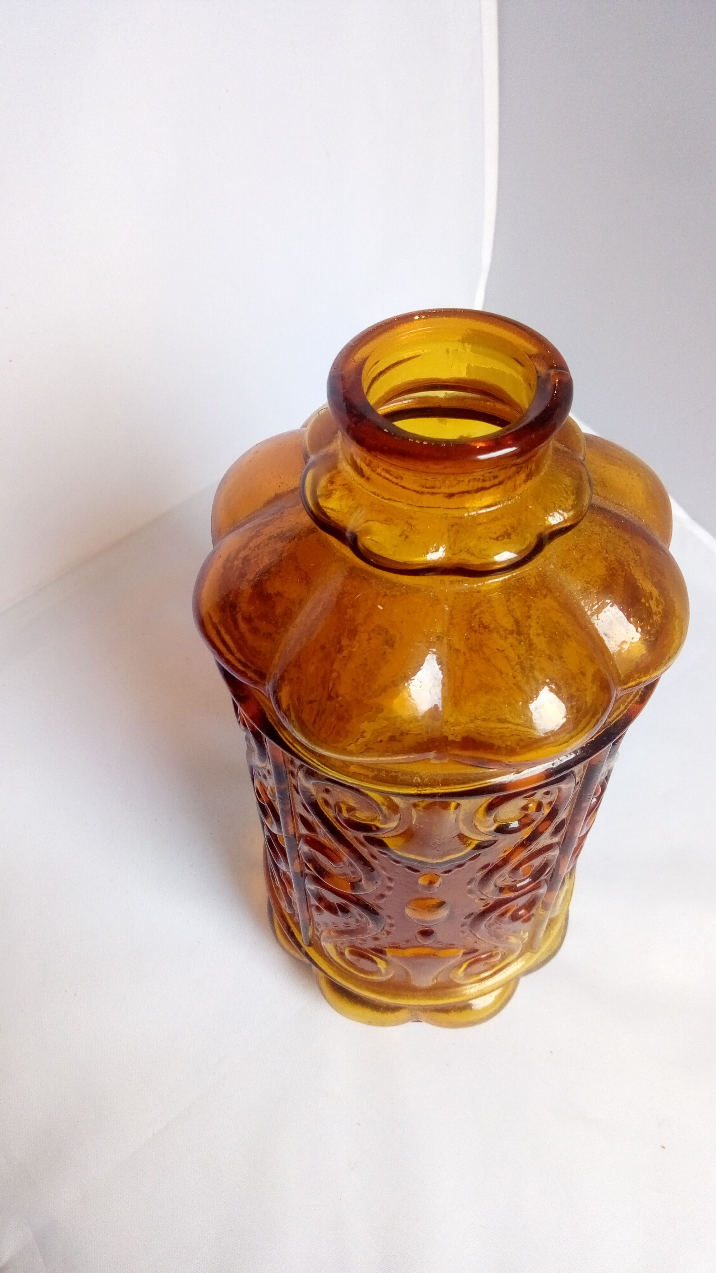 Italian glass bottle