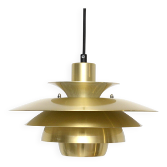 Golden  Jeka lamp, Denmark 1970s