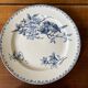 Flat plates Sarreguemines Terre de Fer model Blue Favorite