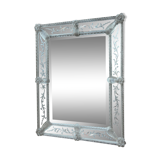 Old murano white glass mirror circa 1900
