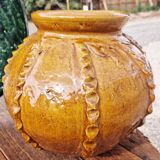 Vase, glazed terracotta pottery