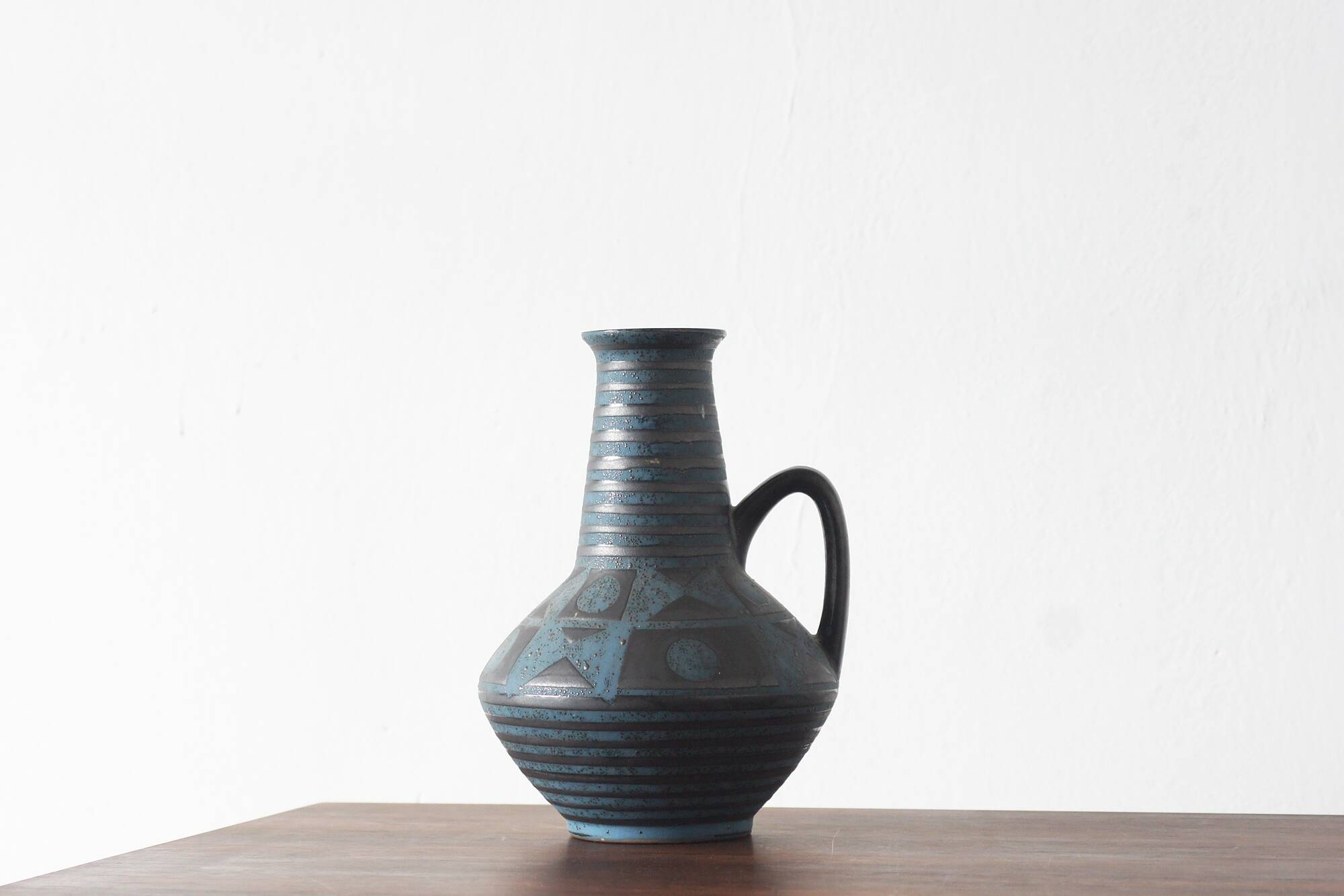 Mid-Century Ceramic Vase Decor Ankara Design Helmut Scholtis from Carstens