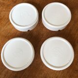 Set of 4 ashtrays playing cards crippa milano