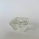 Bougeoir ice squared vintage moderniste par Göte Augustsson pour Ruda Glasbruk