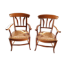 Lot de 2 fauteuil en bois