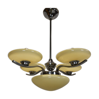 Art Deco Chandelier, Czechoslovakia, 1930s