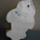 Ancien vase bouquetière murale faïence Desvres Fourmaintraux wall vase