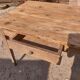 Raw wooden table