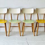 Chaises de bistro de Ton, lot de 4