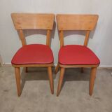 5 vintage bistro chairs