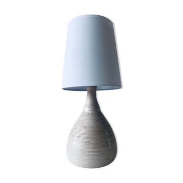 Lampe en céramique signée