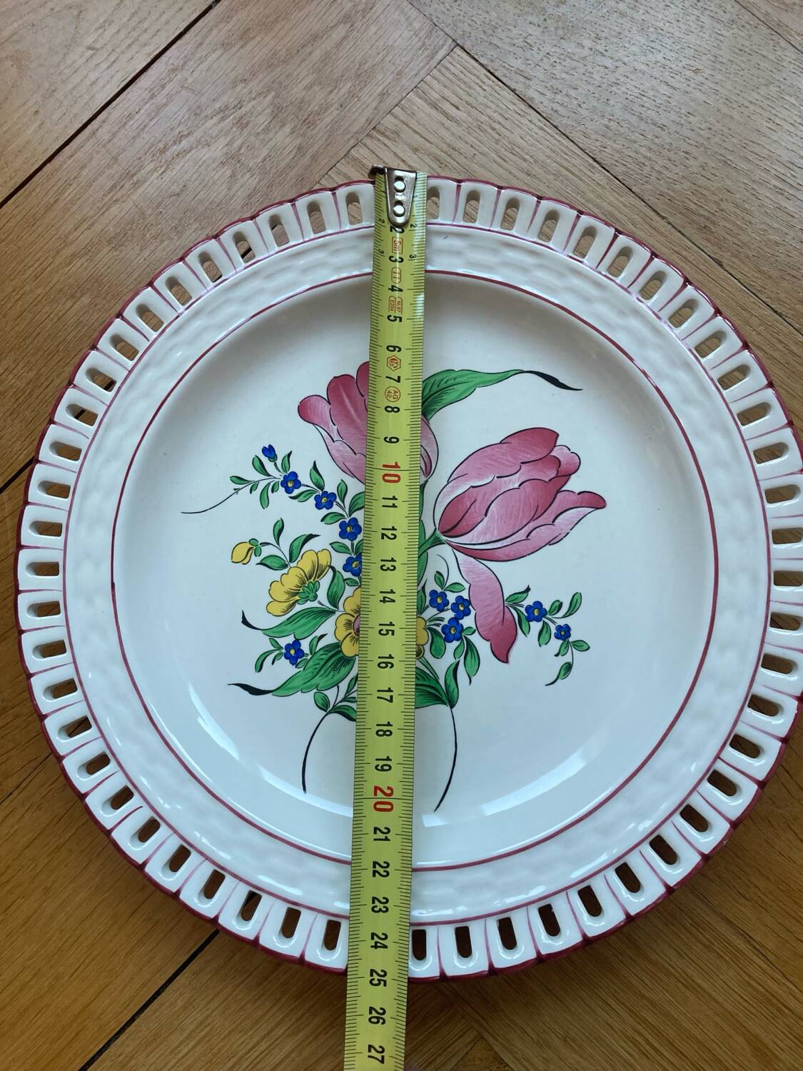 Plate dish Reverbere Luneville KG