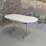 Oval table with central extension LAFA 1970s