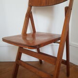 Wooden folding chair 50s