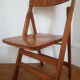 Wooden folding chair 50s