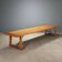 Antique oak and metal table, Italy, 20th century