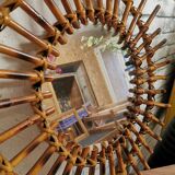 Mirror sun rattan
