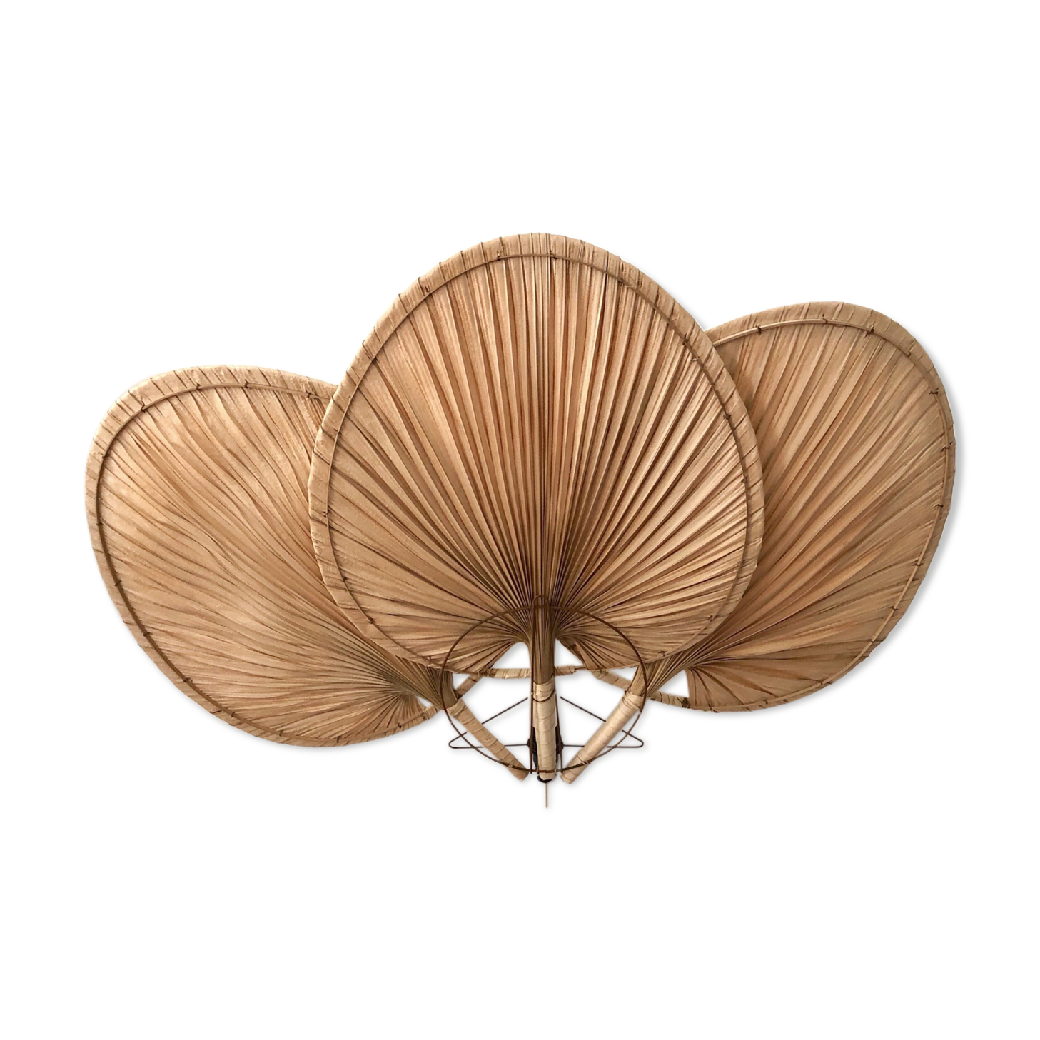 Vintage fan wall lamp 1970