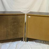 Pair of vintage 70s space age bedside tables