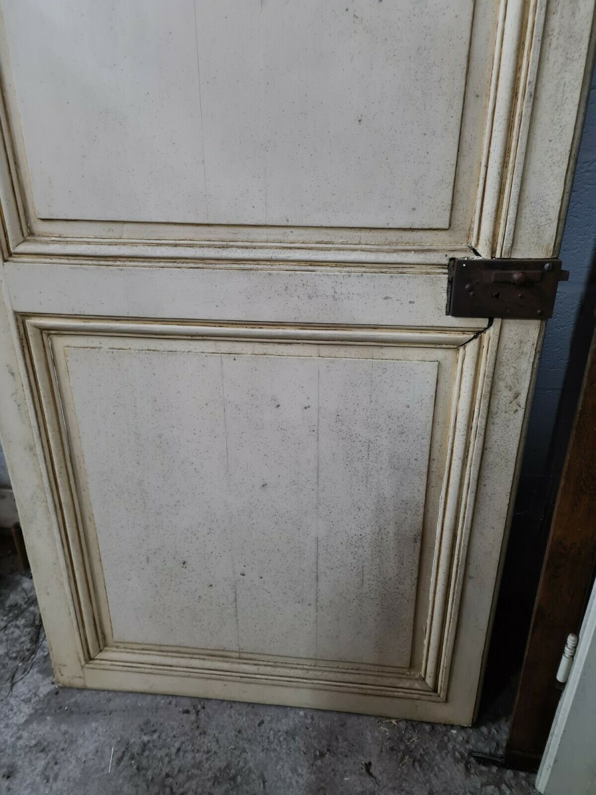 Porte de communication en peuplier