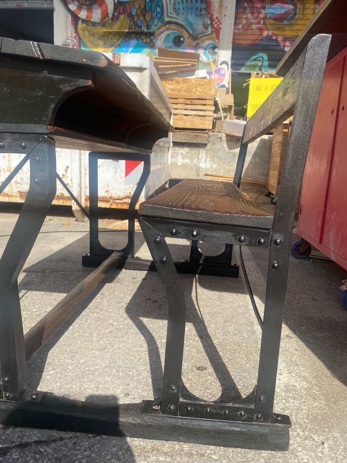 Retro primary school desk 1900
