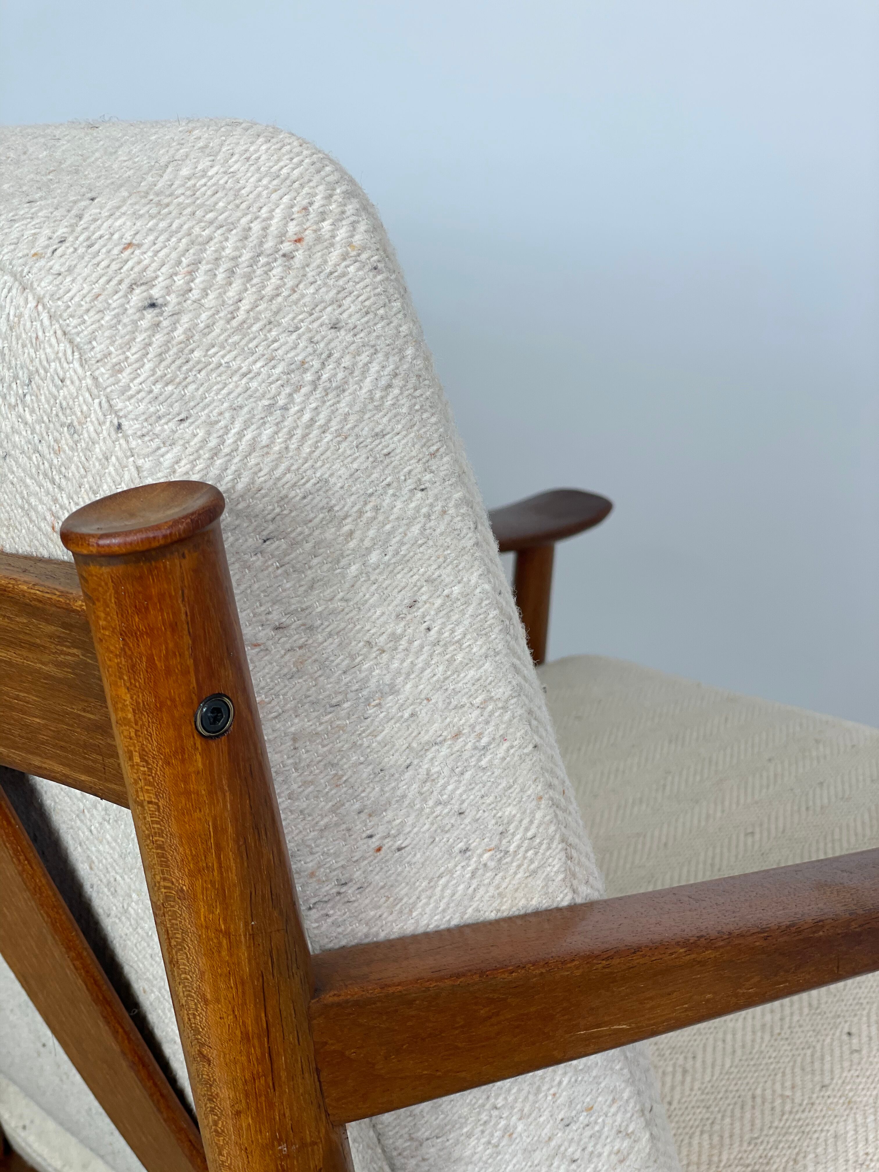 Danish FD 130 teak armchair by Peter Hvidt & Orla Mølgaard-Nielsen for France & Søn, 1960