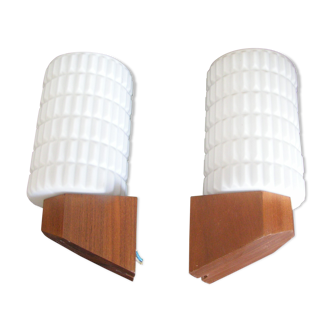 Wall lamps teak - model Philips 60 years