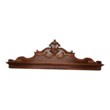 Solid wood carved pediment