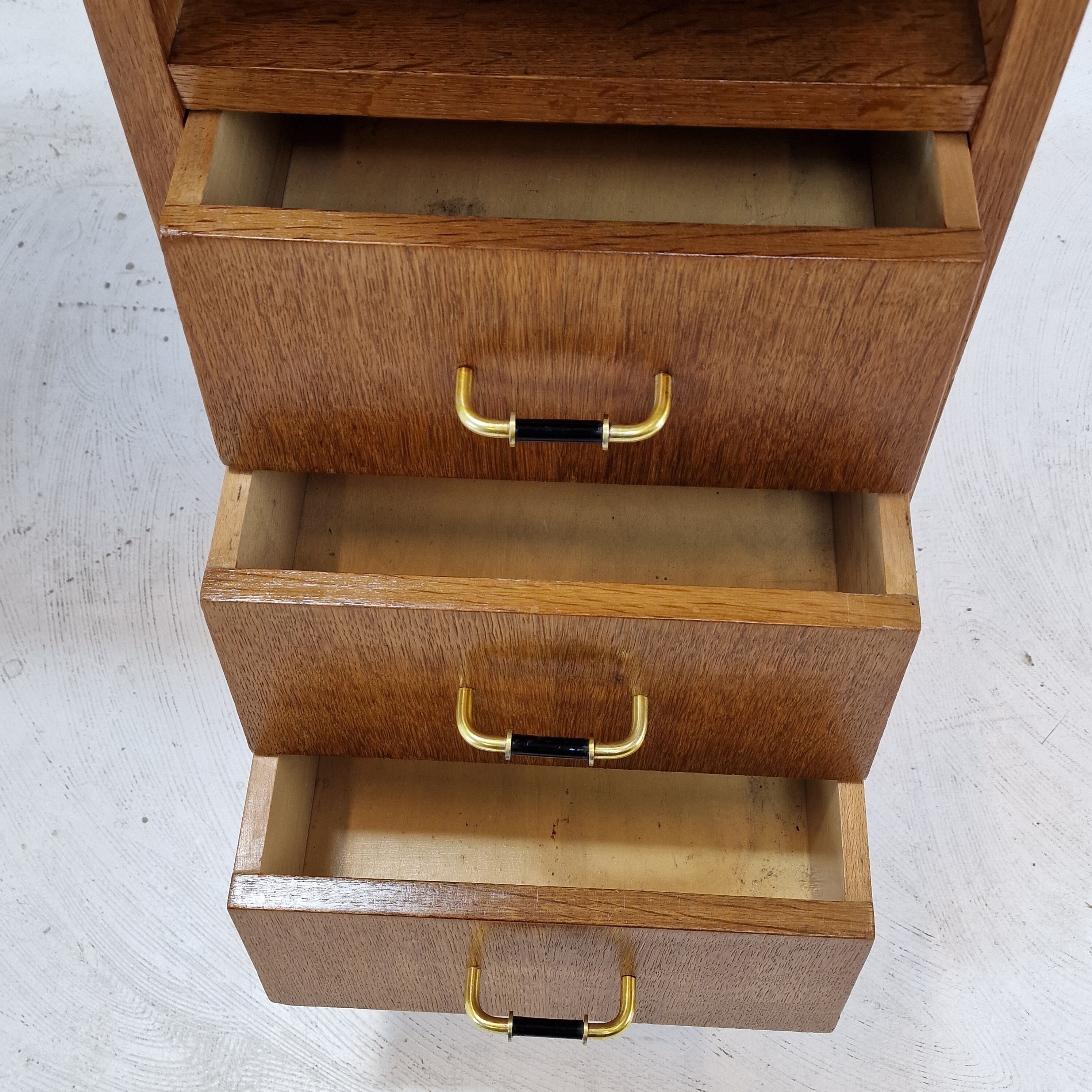 Italian Oak Writing Desk, 1960s