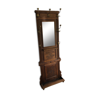 Old cloakroom coat rack