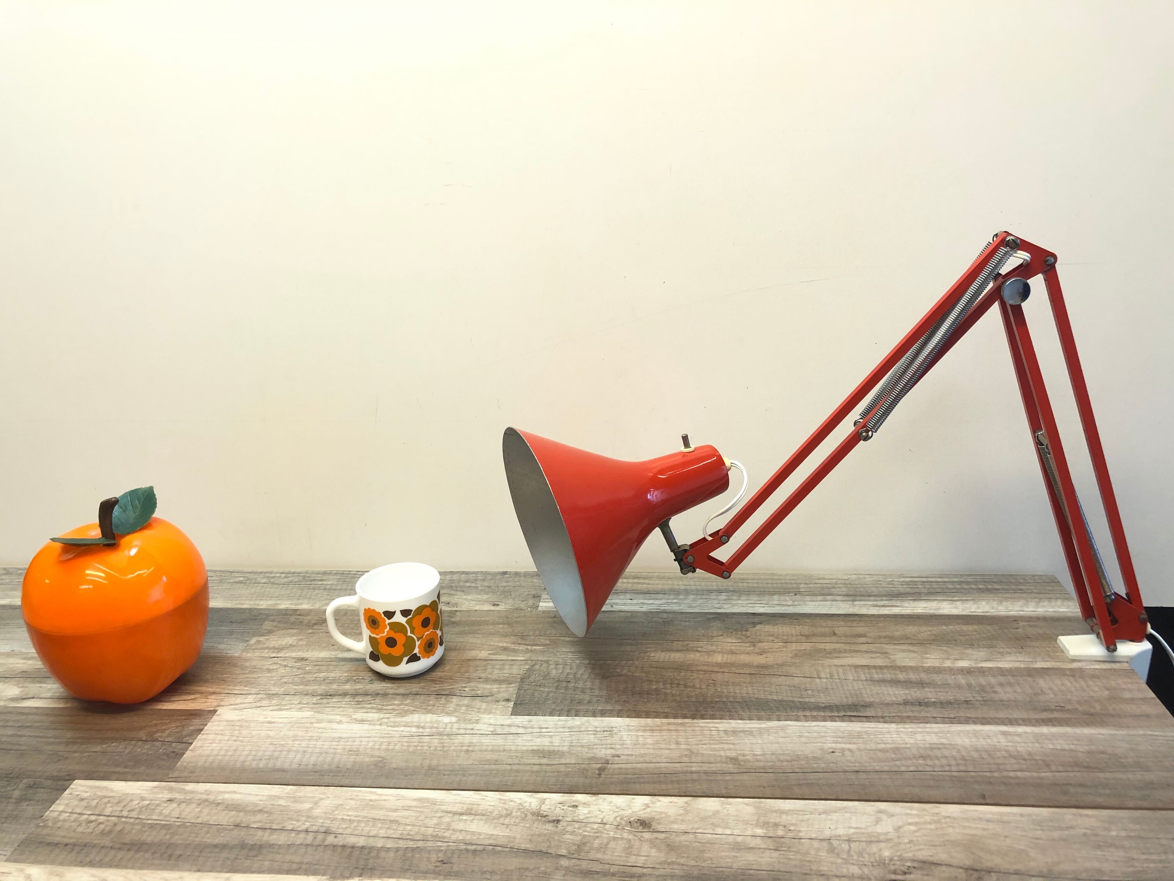 Vintage office lamp Luxo L2 de Jacob Jacobsen