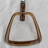 Smoked plexiglass towel rail Grosfillex 70s