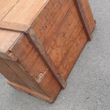 Large wooden transport crate
