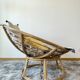 Fauteuil papasan ou loveuse en rotin