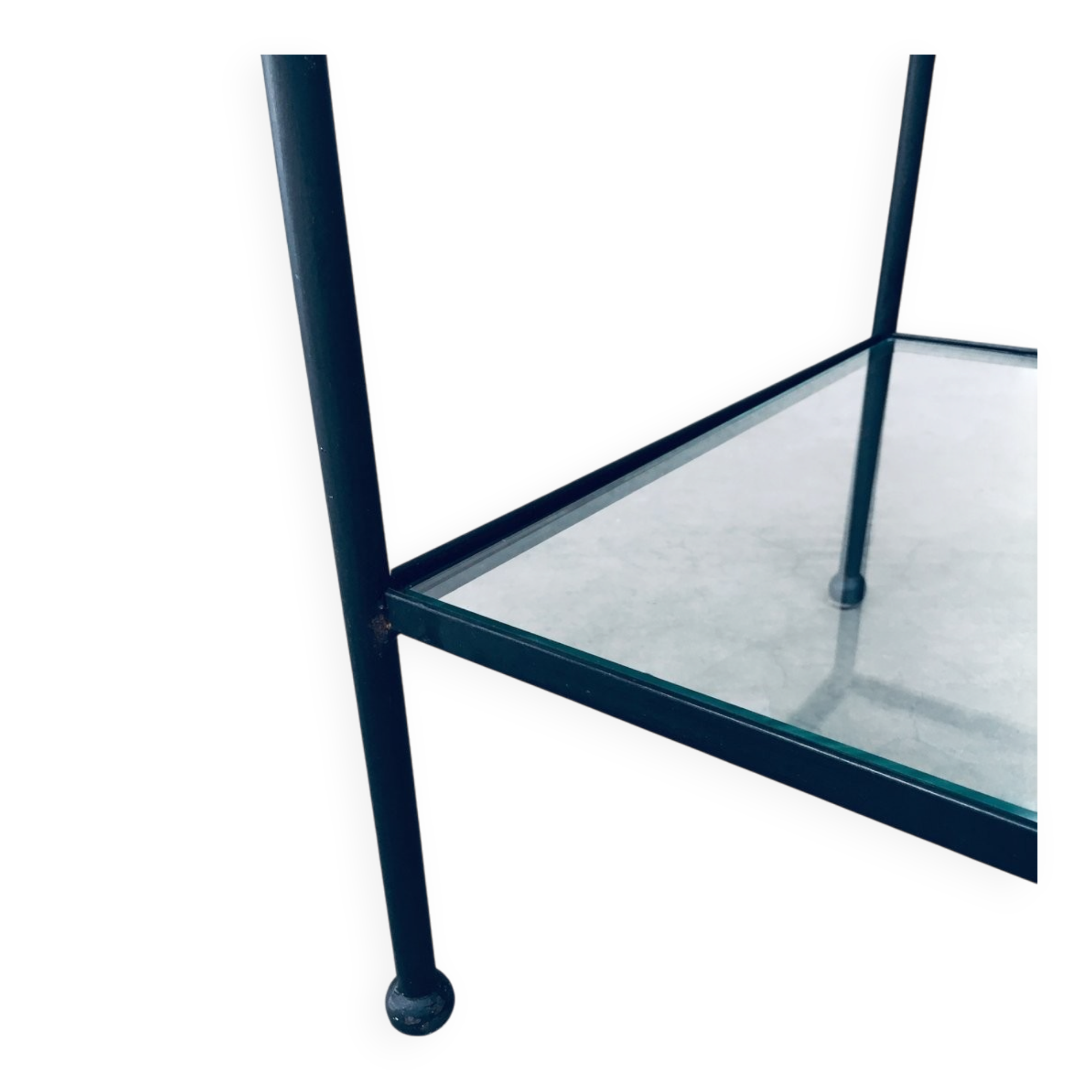 Minimalist Design Two-Tier Low Side Table, Belgium, 1960s