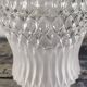 Pair of glass and ceramic wall lights