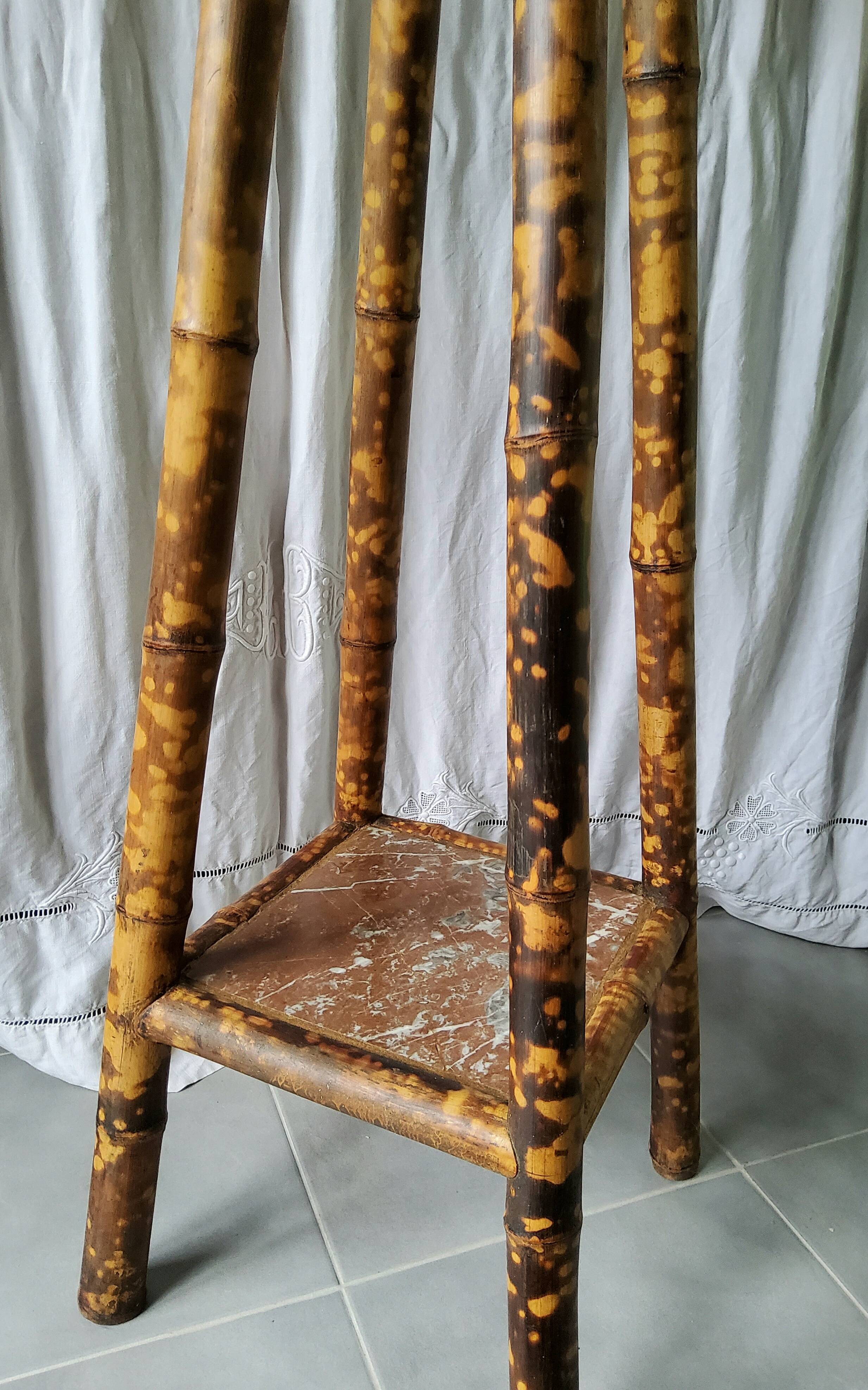 Bamboo stool from the early 20th century.