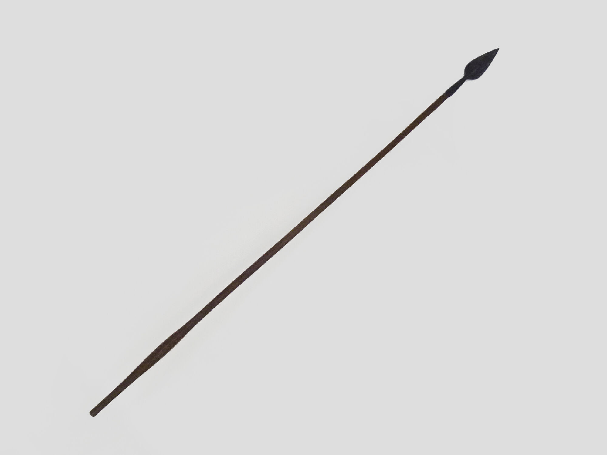 African tribal art. Spear tip. African spear. Gabon. 70s