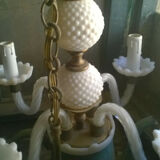 Lustre opaline vintage